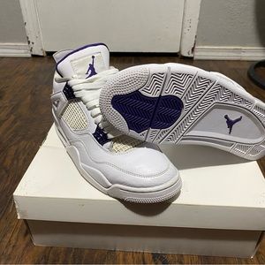 Jordan 4 Purple Metallic